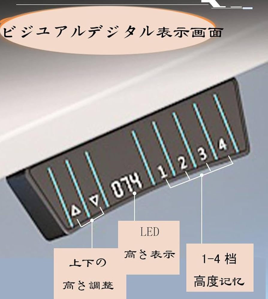 Amazon | Mecor 電動ゲーミングデスク 幅100cm 140cm テーブル 高さ